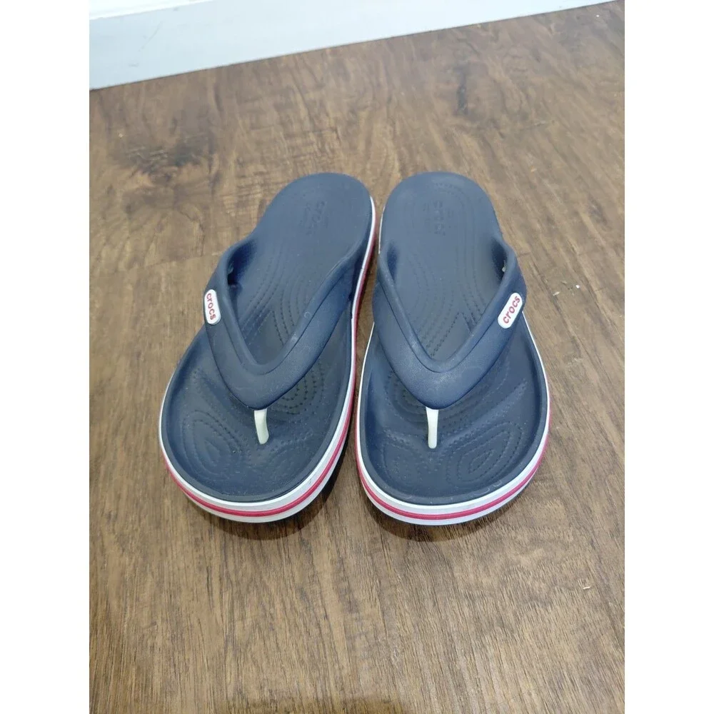 Crocs Bayaband Flip Flops Men Size 5 Women Size 7 Unisex Comfort Shoes